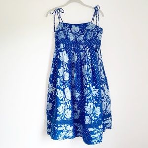 NWT Vintage Gap Batik Linen Dress